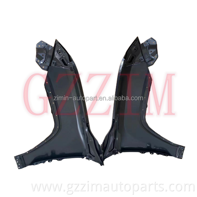 Car Accessories Black Stainless Aluminium Alloy Front Fender Used For LX600